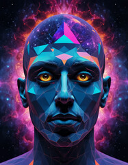 portrait of a man with a gun