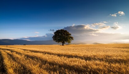 Fototapeta premium lonely tree in the field