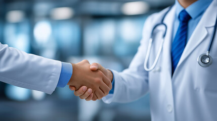 Teamwork between Doctors in an Exam Room with Soft Lighting