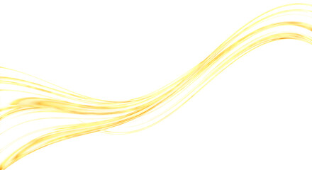 Elegant Golden Wavy Lines Abstract Background