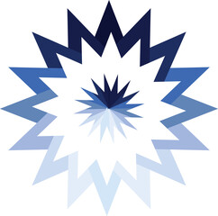 Star Art Better For Logo inspired by Blue Lotus Flower