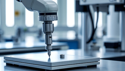 Precision Robotic Arm Working on Production Line
