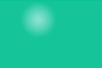Soft Emerald Green Gradient Background with Center Glow