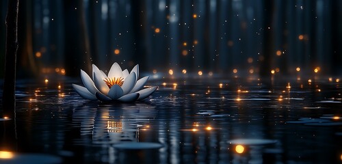 A close-up of pebbles under crystal-clear water, with blurred shimmering sunlight patterns above