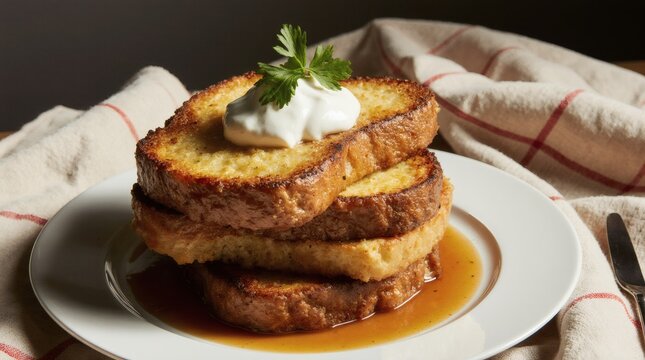Bundas Kenyer Hungarian Savory French Toast