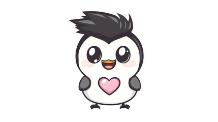 Obraz premium Wedding Cartoon Mascot Vector Flat Design Illustration