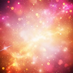 A magical and festive background for a celebration, with shimmering golden glitter and soft, out-of-focus bokeh lights
