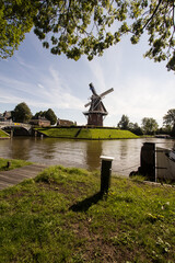 Windmill the Hope, in Dokkum, Friesland in the Netherlands