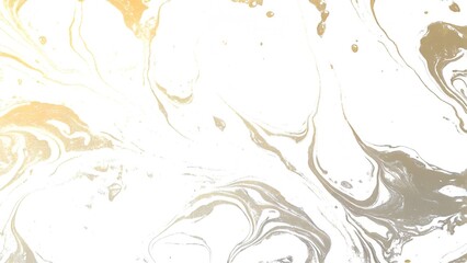 Intricate Golden Cracked Pattern on White Background