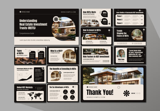 Beige And Black Real Estate Investment Financial Presentation