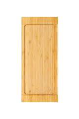 Rectangular bamboo cutting board with deep juice groove, ideal for food prep, charcuterie serving, and modern kitchen essentials