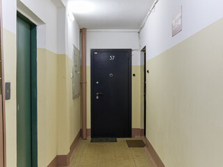 interior design. interior photography of an apartment for rent. One-room apartment with a simple...