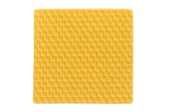 Honeycomb-patterned surface creating geometric texture, representing beehive structure with natural golden hexagonal design