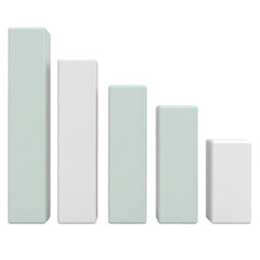 Ascending columns show a gradual decrease in value providing a visual representation.