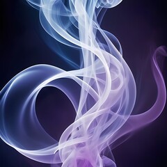 Colorful Abstract Smoke Swirls on Dark Background - Vibrant Motion Effect Wallpaper