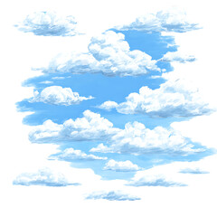 simple clouds png