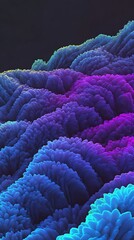 Abstract wave pattern with vibrant colors