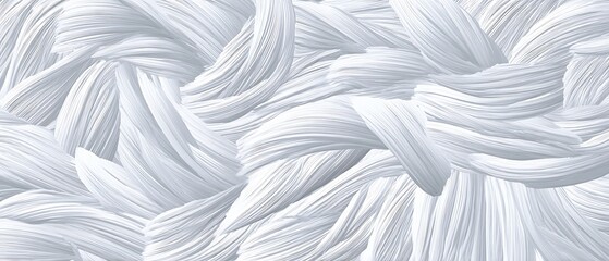 White abstract fluid twisted lines background