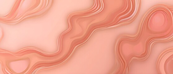 Peach gradient abstract layered paper effect