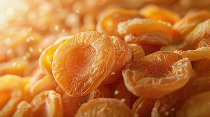 Sun-dried brown apricots, dried and isolated on a white background