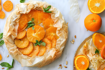 Portokalopita recipe (Greek orange phyllo
