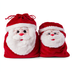 two santa claus bag on wie