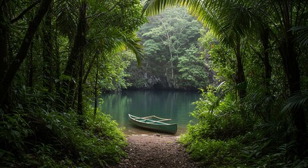 Boat by Lake