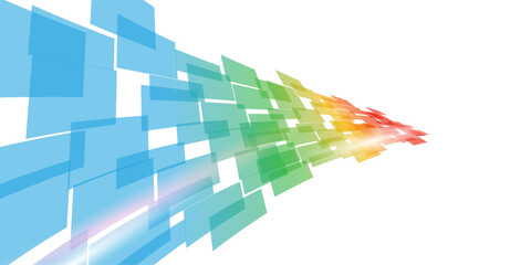 Naklejka premium background design of lines or rectangular boxes with light overflows