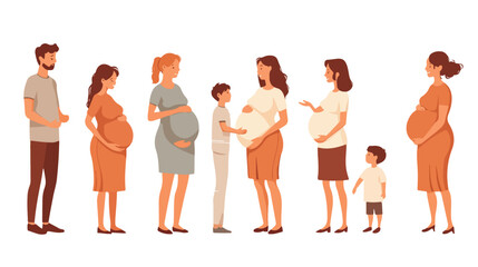 Stylish Pregnant Women Set for Future Mothers Expecting Baby