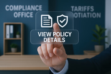 View policy details on tariffs and negotiation in compliance office for secure and efficient business management and regulatory adherence