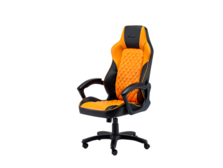 Ergonomic Gaming Chair Orange and Black Leather Design for Comfort and Style