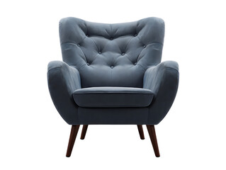 Elegant Button-Tufting Wingback Accent Chair Modern Comfort and Style