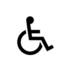 Accessible wheelchair symbol for inclusive design and services