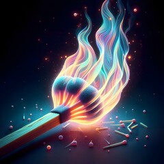 abstract fire background