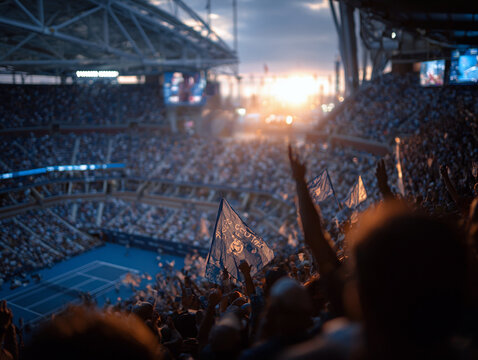 US Open Tennis Crowd Energy