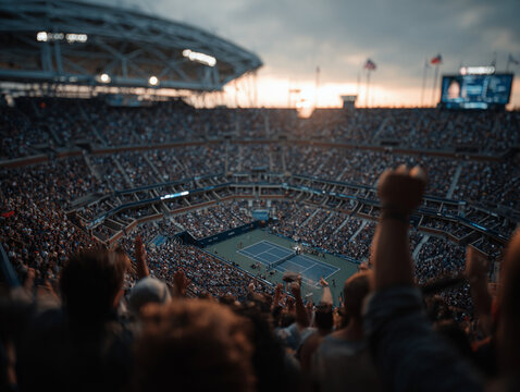 US Open Tennis Crowd Energy