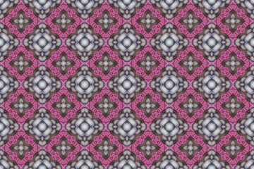 Seamless Tile Template Graphic Fabric Textile Luxury Wallpaper Texture Digital Design Fashion Interior Geometric Cloth Art Decoration Background Shape Endless Perspective Visual Symmetric Pattern.