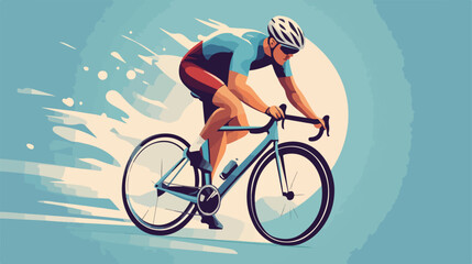 Fototapeta premium Dynamic Sport Design Vector Illustration Centered