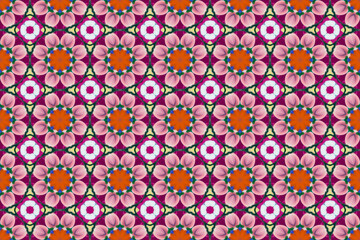 Seamless Luxury Fashion Wallpaper Visual Textile Digital Endless Geometric Template Texture Symmetric Art Decoration Perspective Design Graphic Cloth Shape Background Fabric Tile Interior Pattern.