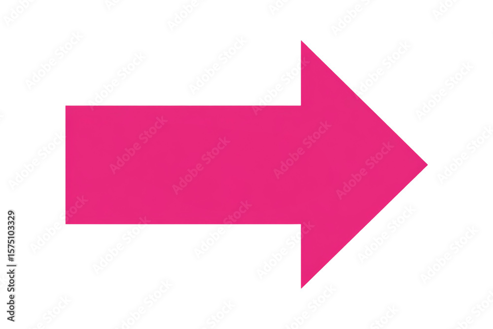 Canvas Prints a pink arrow pointing to the right