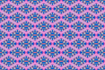 Seamless Luxury Fashion Wallpaper Visual Textile Digital Endless Geometric Template Texture Symmetric Art Decoration Perspective Design Graphic Cloth Shape Background Fabric Tile Interior Pattern.