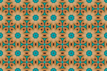 Seamless Luxury Fashion Wallpaper Visual Textile Digital Endless Geometric Template Texture Symmetric Art Decoration Perspective Design Graphic Cloth Shape Background Fabric Tile Interior Pattern.