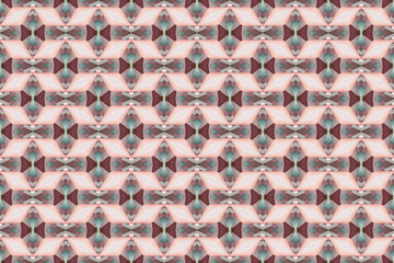 Seamless Tile Template Graphic Fabric Textile Luxury Wallpaper Texture Digital Design Fashion Interior Geometric Cloth Art Decoration Background Shape Endless Perspective Visual Symmetric Pattern.