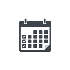 Calendar with rest symbolizing organization and productivity in grayscale  