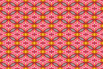 Seamless Endless Wallpaper Cloth Background Template Design Interior Fashion Symmetric Texture Digital Fabric Luxury Tile Art Graphic Textile Decoration Visual Shape Geometric Perspective Pattern.