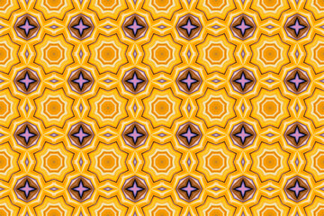 Seamless Endless Wallpaper Cloth Background Template Design Interior Fashion Symmetric Texture Digital Fabric Luxury Tile Art Graphic Textile Decoration Visual Shape Geometric Perspective Pattern.