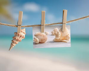 Postcard set showcasing Aruba seashells