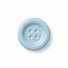"Pastel Perfection: The Simple Elegance of a Blue Button"