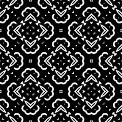 Abstract texture for fabric print, card, table cloth, furniture, banner, cover, invitation, decoration,weaving, plaid,wrapping,knitting. Repeating pattern.Black and white color.
