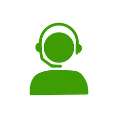 Customer Support Operator Icon／カスタマーサポート担当者のアイコン